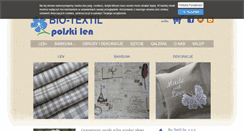 Desktop Screenshot of biotextil.pl
