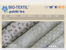 Tablet Screenshot of biotextil.pl